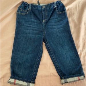 Authentic Burberry toddler jeans